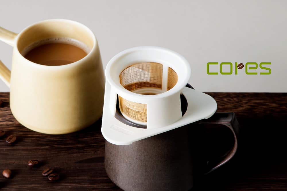 コーヒー好きに大人気【cores】1杯分専用ゴールドフィルター登場